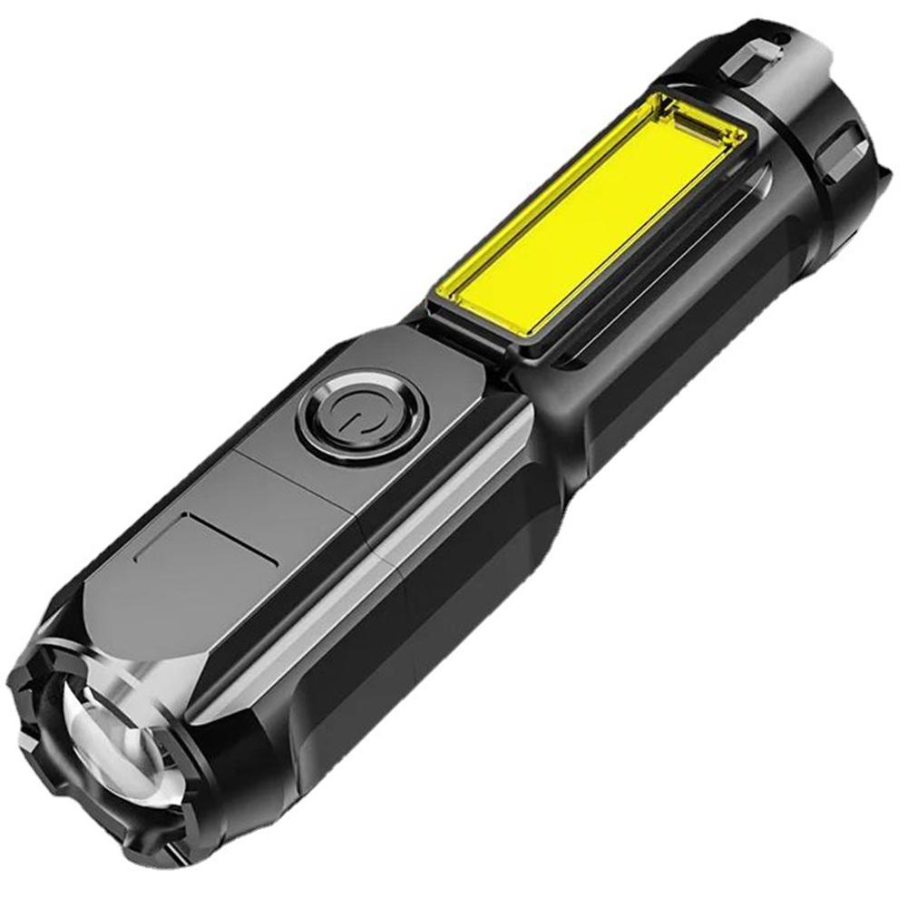 Flashlight Torch ABS Accessories Black LED Most Powerful
