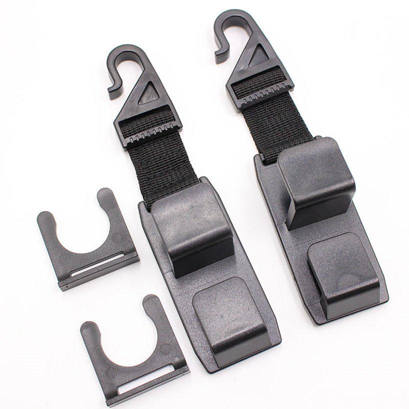 Purse ABS Car Seat Headrest Hook 1/2/4Pcs Grocery Bag Auto Seat Hanger Backseat Holder