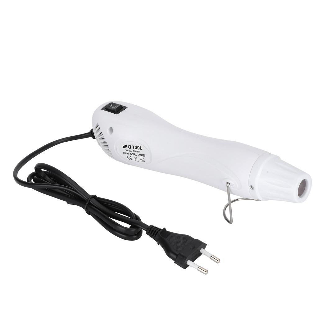Hot Gun White Dual-Speed Heat Shrinkable Sheet Quick Setting Tool EU Plug 220V