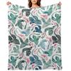 Dragon Fire Blue, Green & Grey Throw Blanket Weighted Multi-Purpose Vintage Bed Fashionable Blankets