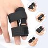 Adjustable Thumb & Finger Splint Support - Arthritis Pain Relief, Hammer Trigger Finger Brace for Basketball, Tennis & Sports In