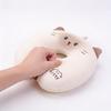 Cartoon Siamese Cat Memory Foam Ushaped Neck Pillow For Travel And Office Comfort