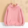 Autumn/Winter Pearl Series Fleece Hooded Dropped Shoulder Sweater, Casual Long Sleeved Couple Clothes,Trendy Brand  Unisex