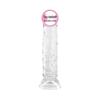 Jiuai Crystal Dildo: Transparent Adult Toy for Women