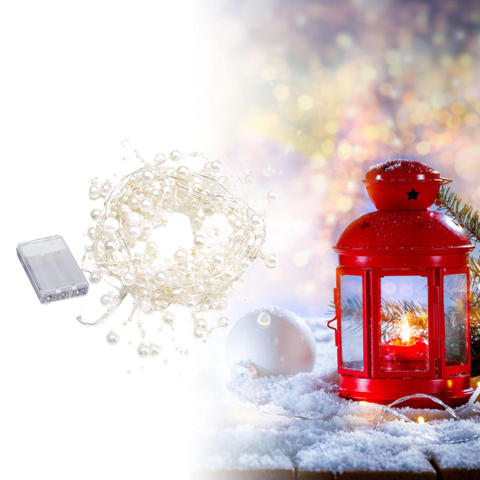 

Бусины Светильник Рождественские Украшения Легкие Украшения Для Дома Кластер Светодиодов белый