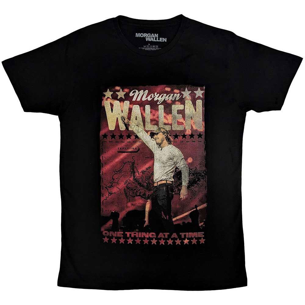 Men s Morgan Wallen One Thing At A Time T-shirt Large Black S