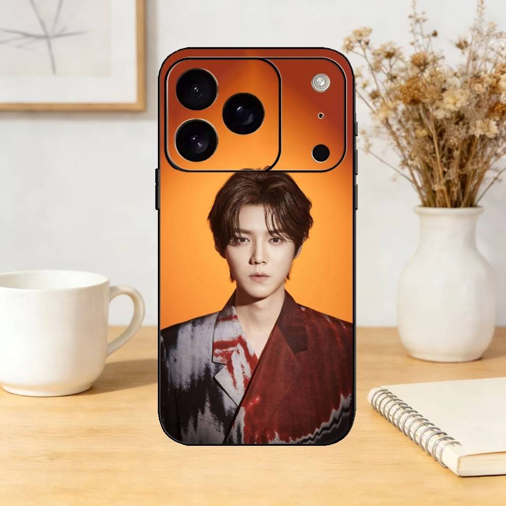 Lu Han Phone Case Silicone black Soft For IPhone 17,16,15,14,13,12,11,SE,Plus Pro Max