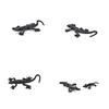 2Pcs Joke Fake House Lizard Funny Prank Novelty Life Like Fake Plastic Toy Trick