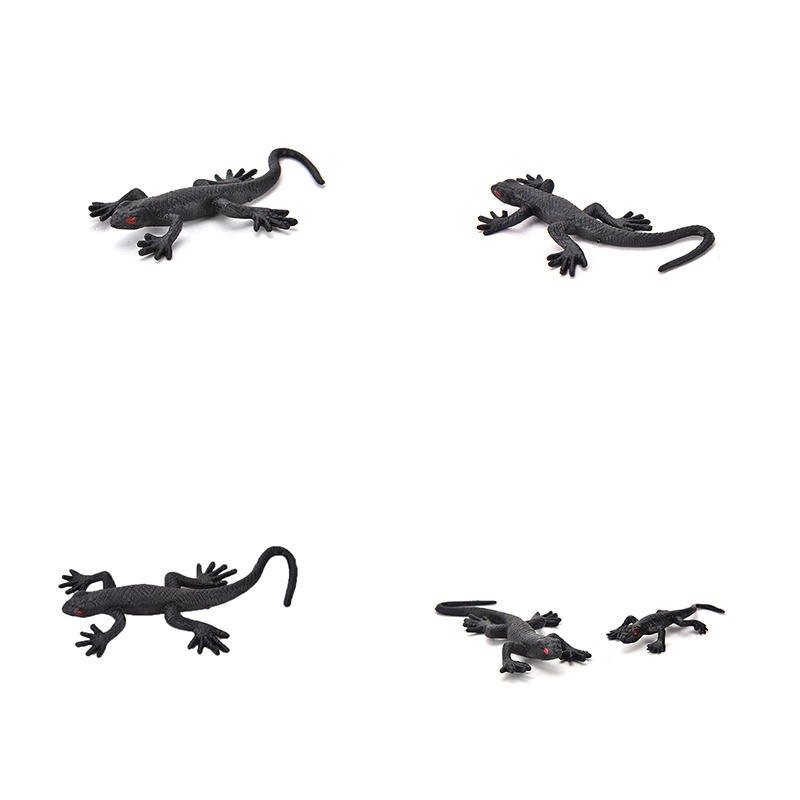 2Pcs Joke Fake House Lizard Funny Prank Novelty Life Like Fake Plastic Toy Trick