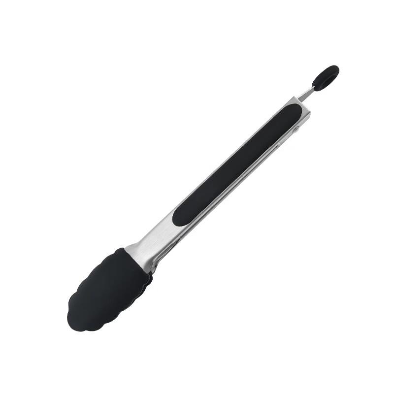 Silicone Tipped Stainless Steel Kitchen Food Tongs