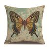 Linen Pillowcase Home Cute Butterfly Sofa Pillowcase Office Nap Pillow