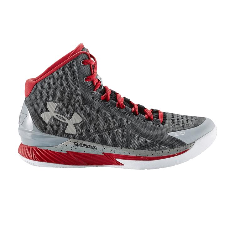 

Мужские кроссовки Under Armour Curry 1 Underdog Серебристый Красный 1258723-036