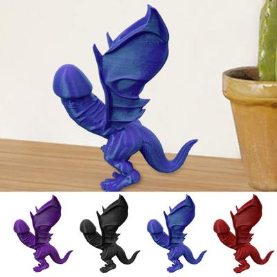 Dick Dinosaur Statue Collectible Penis Dinosaur Figurine Desk Dinosaur Buddy Prank Gag