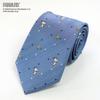 PEANUTS Snoopy Woodstock Tie, Polka Dot Pattern, PN918307, Light Blue