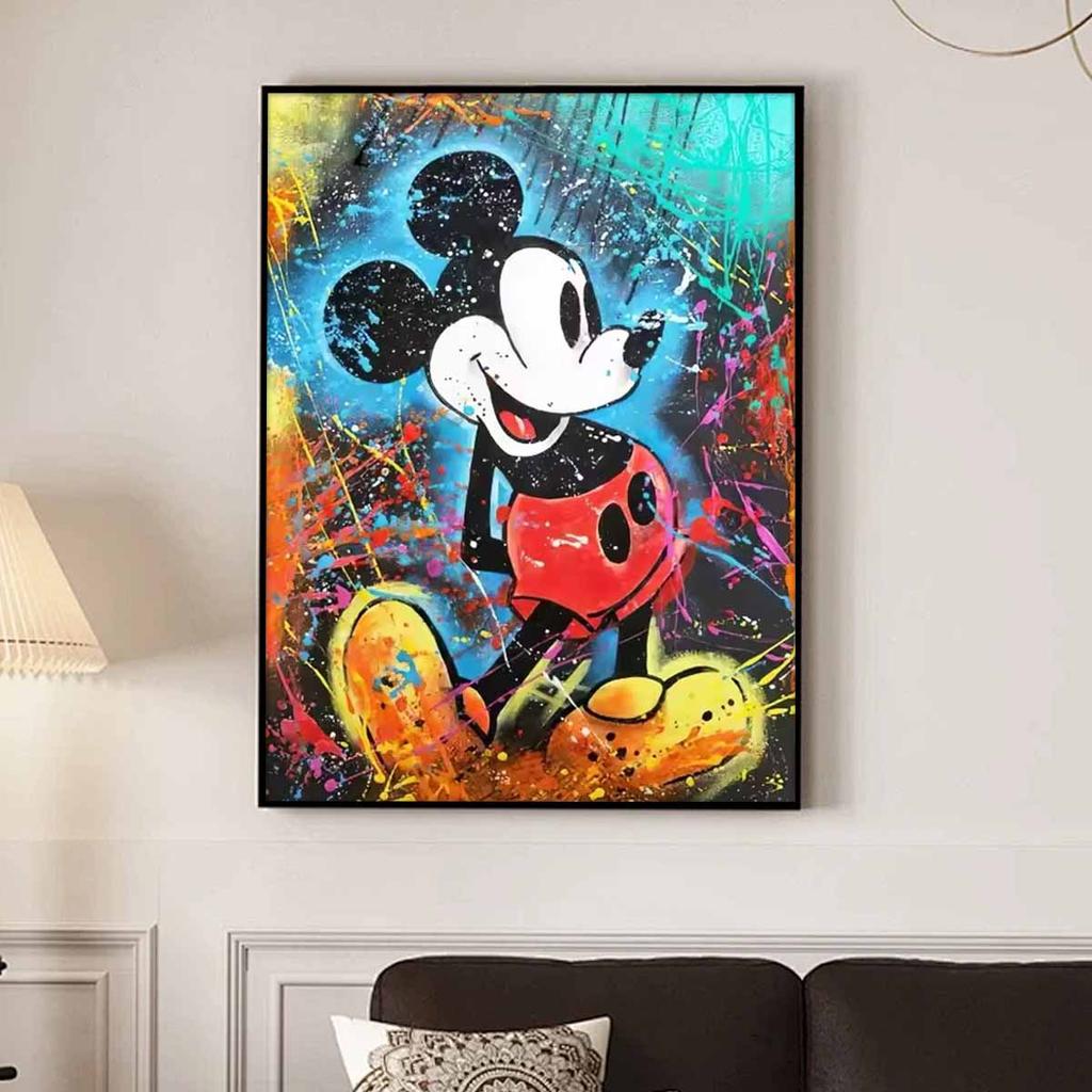 DIY Diamond Painting A Happy Mouse Cross Stitch Kit Mosaic Art Diamond Painting Full Circle Diamond Home Decoration