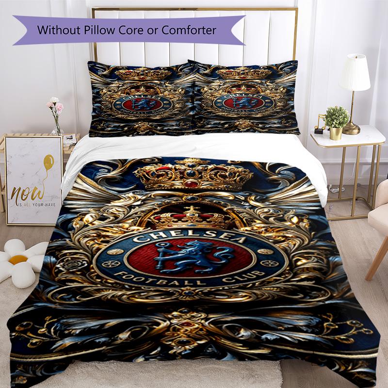Chelsea Fc Football Player Quilt Cover Set Design for Living Room Soft Fabric Christmas Gift