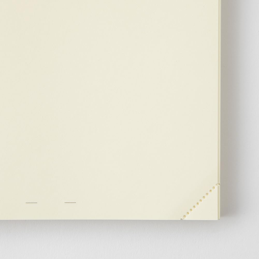 DESIGNPHIL Midori MD Notebook - Blank 1 Day 1 Page, No Lines, B6 Size, 15389006