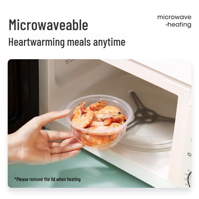 Одноразовые круглые контейнеры для еды