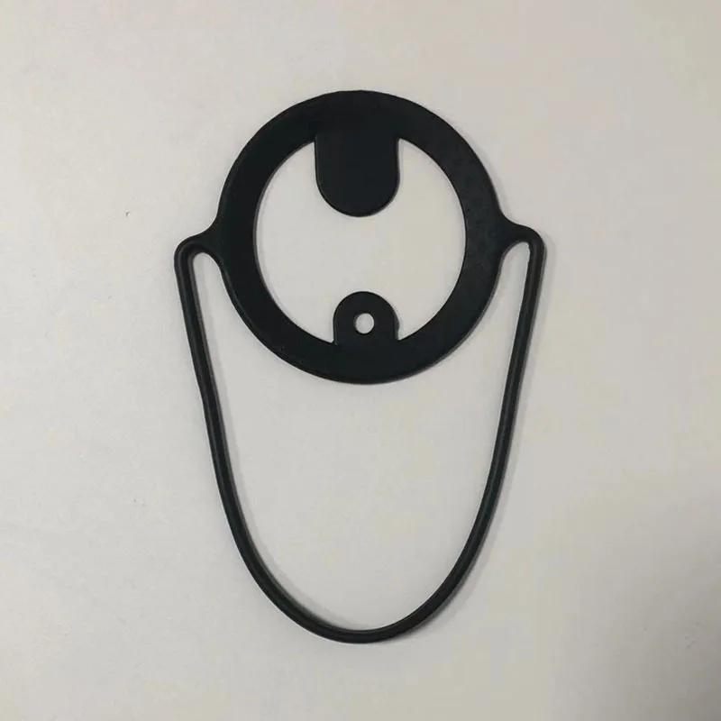 

Portable Strap Buckle Coffee Cup Cup Tie Silicone Multicolor Drink Bottle Carrier Holder Cup Accessories Beverage Mug Grip чорний