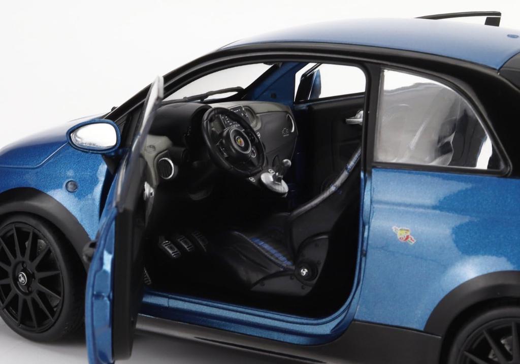 Mini Car FIAT 500 ABARTH SOLIDO FIAT NUOVA 500 ABARTH 695 FIAT 2022 BLUE BLACK 1811303 1/18 1/18 (TRIBUTE 131) [Item]