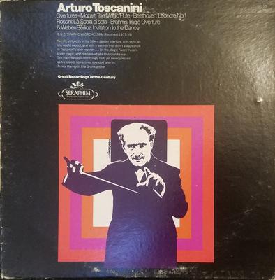 LP Record ARTURO TOSCANINI BBC SYMPHONY ORCH  Overtures 60150 Seraphim 1971 US Classical Used