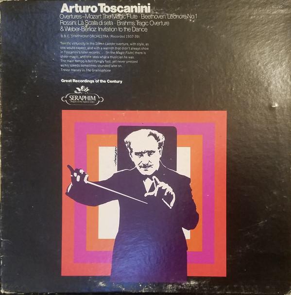 

LP Record ARTURO TOSCANINI BBC SYMPHONY ORCH Overtures 60150 Seraphim 1971 US Classical Used