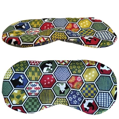 

BRAVE WAKA Azuki Bean Eye Pillow, Warms with Natural Steam for Relaxation, Reusable, 2-Way (Hot/Cold) (Matcha Green)