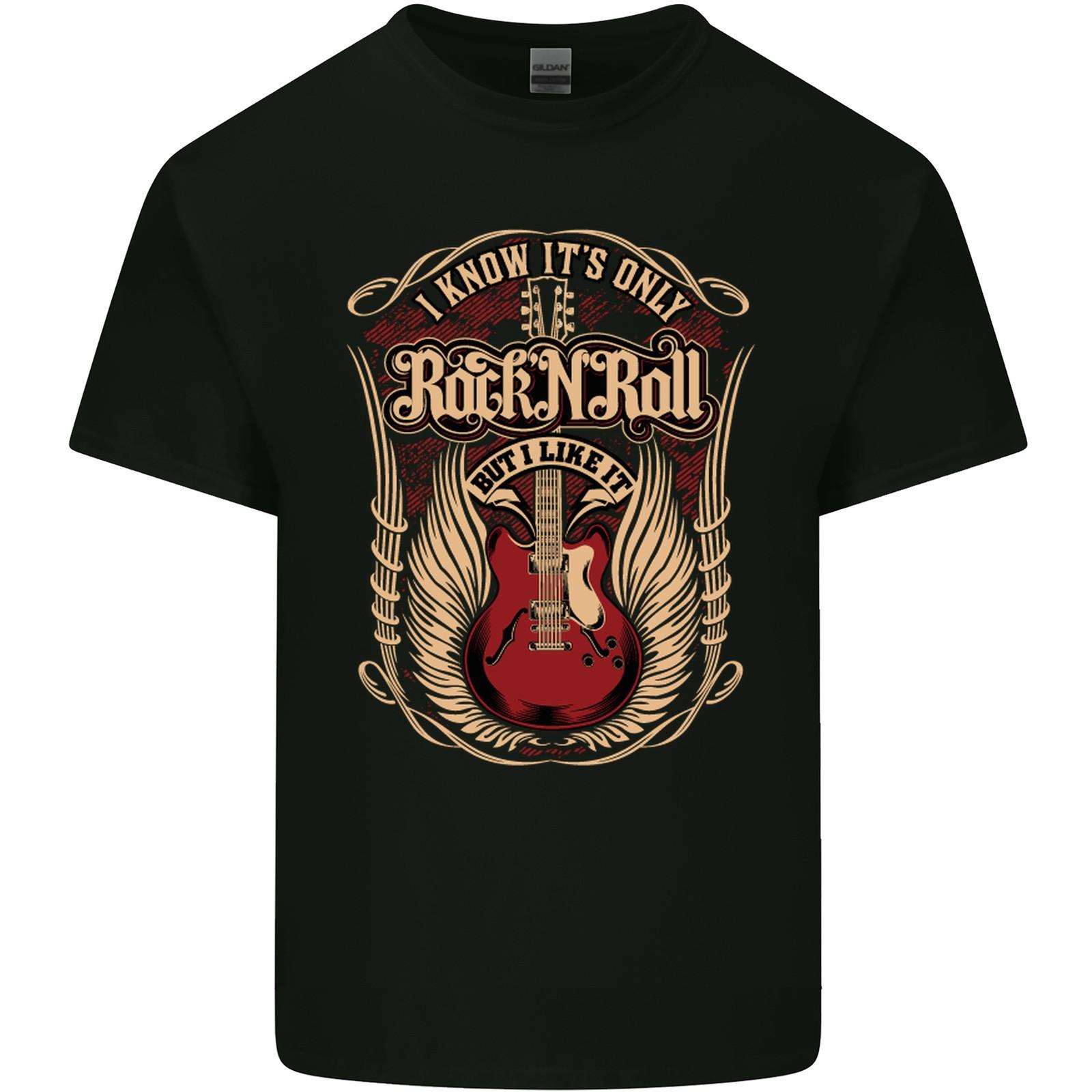 I Know It’s Only Rock ’n’ Roll Music Guitar Mens Light Cotton T-Shirt XL