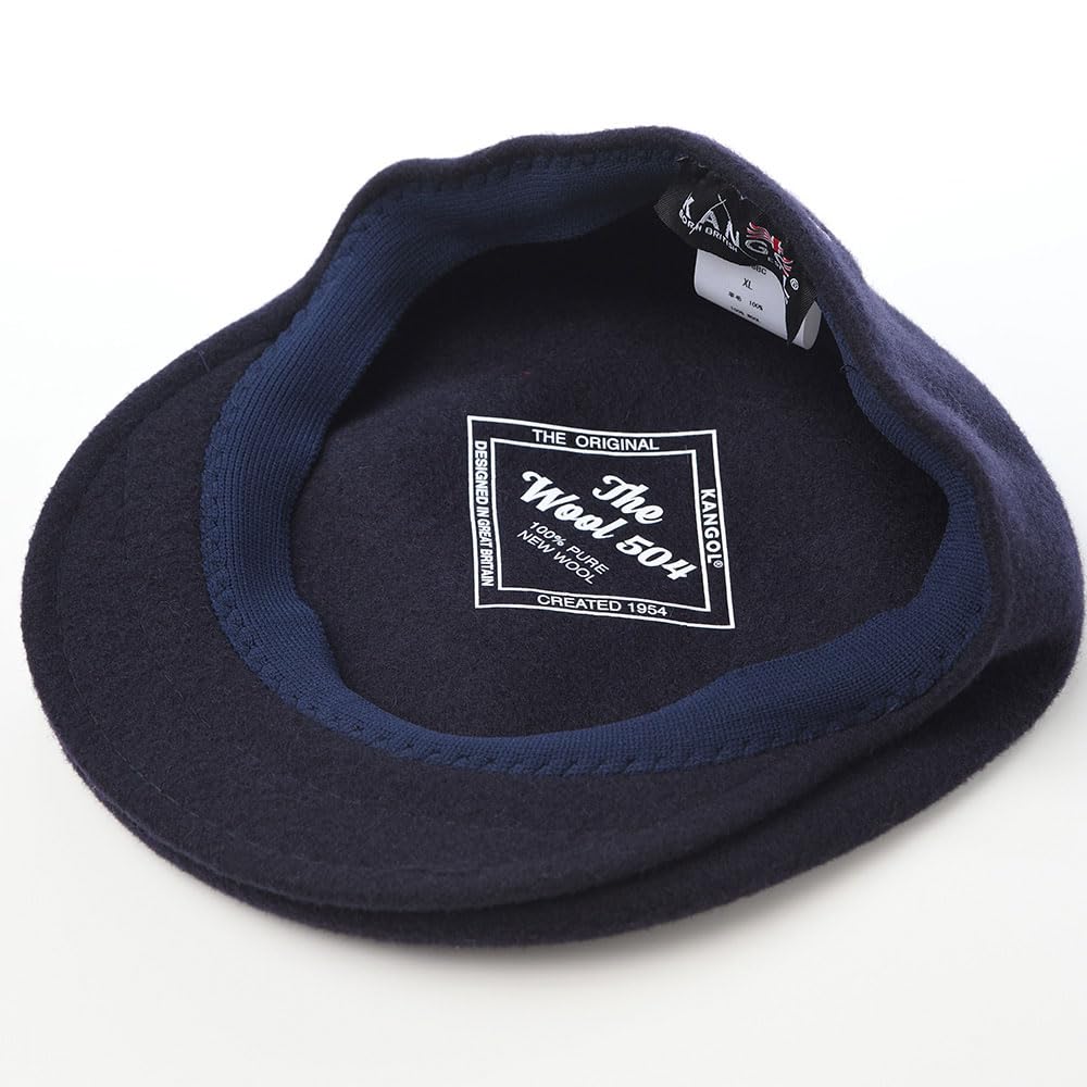 WOOL 504 Kgwh001 Dark [Kangol] (Wool) (JP, Alphabet, M, Blue)