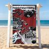 Rockband F-Foo F-Fighters Handtuch Trockentuch Badehandtuch Anwendbar für Leichtes Schwimmen Camping Yoga Strand Aus