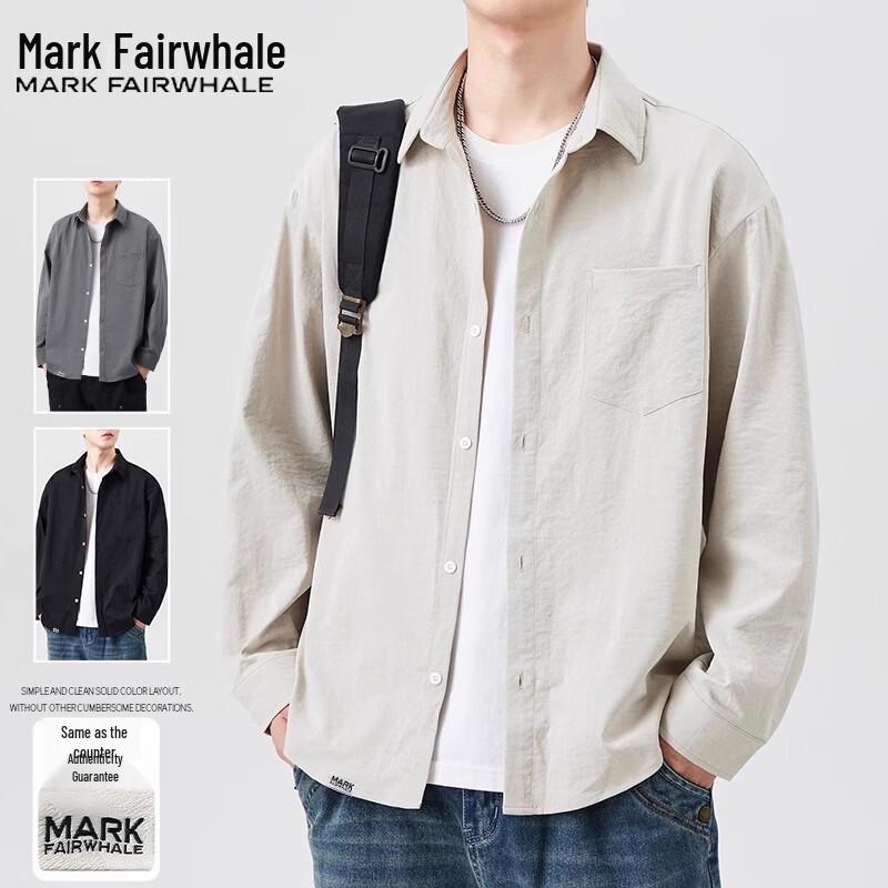 Mark Fairwhale Men's Long-Sleeve Casual Shirt