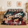 Kpop Stray Kids Musik Star Flanelldecke Weiche Warme Überwurfdecke für Schlafzimmer Wohnzimmer Bett Reise Camping Picknick Geschenk