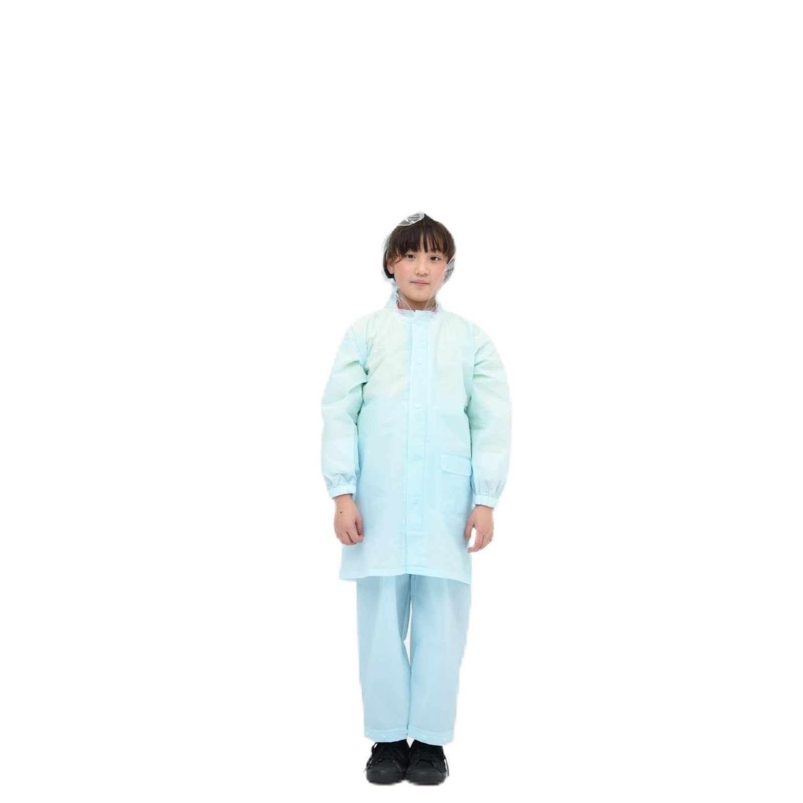 

Actual Products Kids EVA Raincoat, Light Blue, 140cm, 03001082