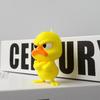 Angry Little Yellow Duck Desktop Ornaments Compacts Size for Children Toy and Home Decoration