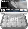 PQ Silicone 15 Силиконовые беруши для сна и плавания Гелевые беруши для шумоподавления и защиты ушей Звукоизоляция 32 дБ для 15 подушек