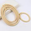 Set Of 4 Embroidery Hoop with Spring Clip Embroidery Display Frame Oval Stitching Hoop Embroidery Display Frame
