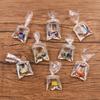 5pcs Simulated Goldfish Water Bag Transparent Resin Drip Glue Water Bag Fish Material Suitable for Keychain Jewelry Production