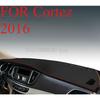 FOR Cortez 2016 Car Dash Mat Dashmat Dashboard  Cover Sun Shade Dash Board Cover Carpet  Accessories