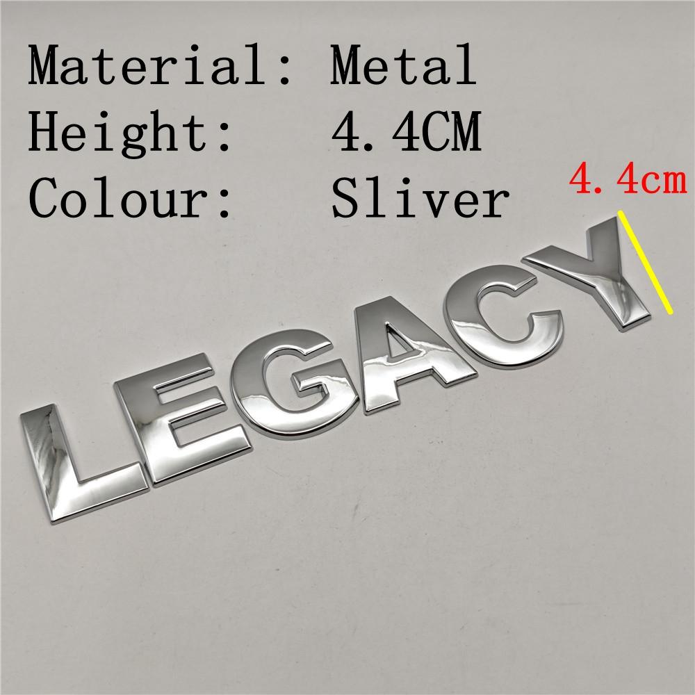 QGK2  Rear Trunk Decals Emblem Badge Car Letters Sticker Decal Styling for Subaru LEGACY