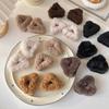 Sweet Plush Cat Ear Hair Clip for Autumn/Winter - Women's Princess Style Hair Accessory