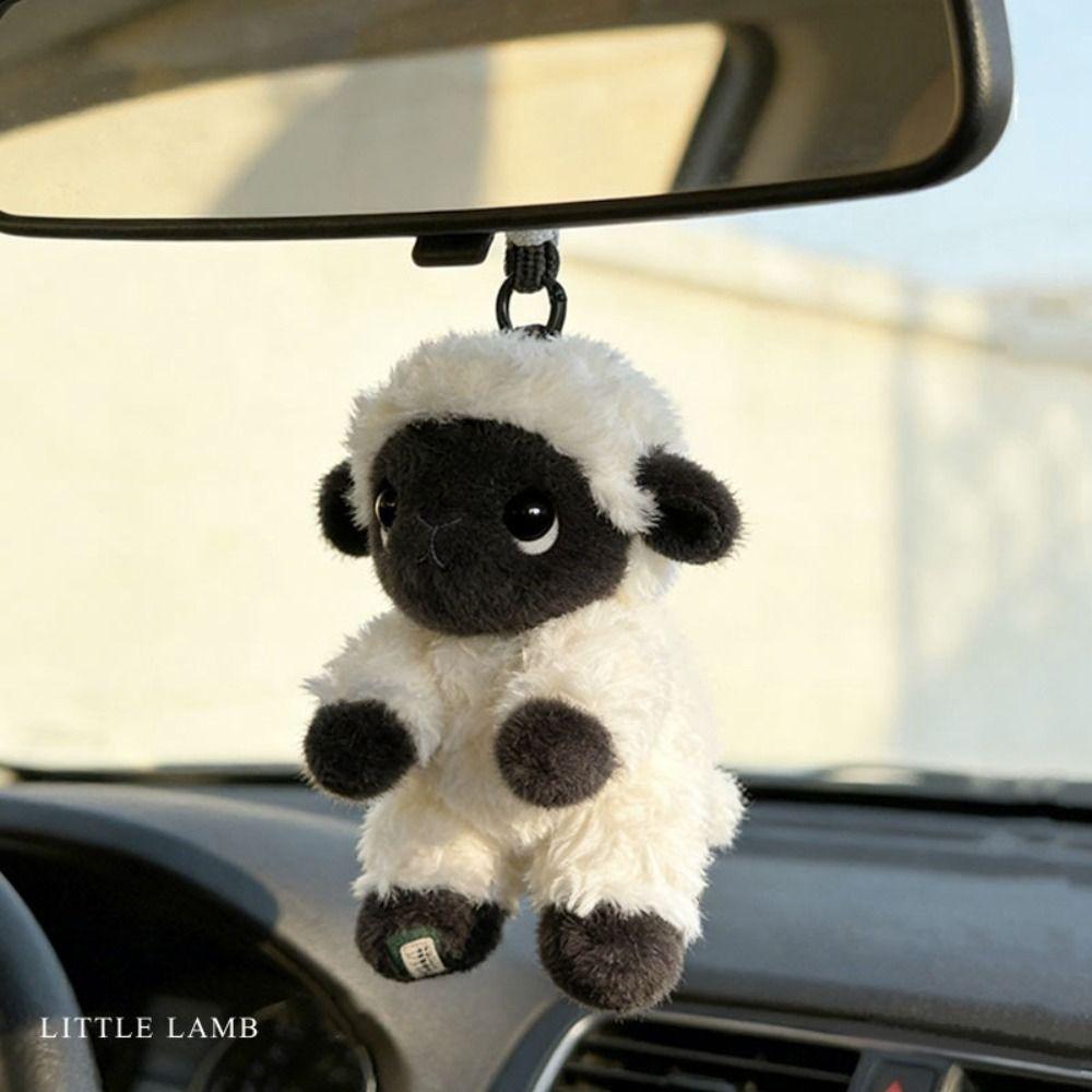 Black Face Valais Blacknose Sheep Doll Stuffed Animal Lamb Plushie Sheep Plush Keychain Kids Toy