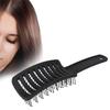 Zakrzywiona Wentylowana Szczotka do Rozczesywania Włosów Uniwersalna Pusta Rączka ABS Wentylowana Szczotka do Rozczesywania do Salonu