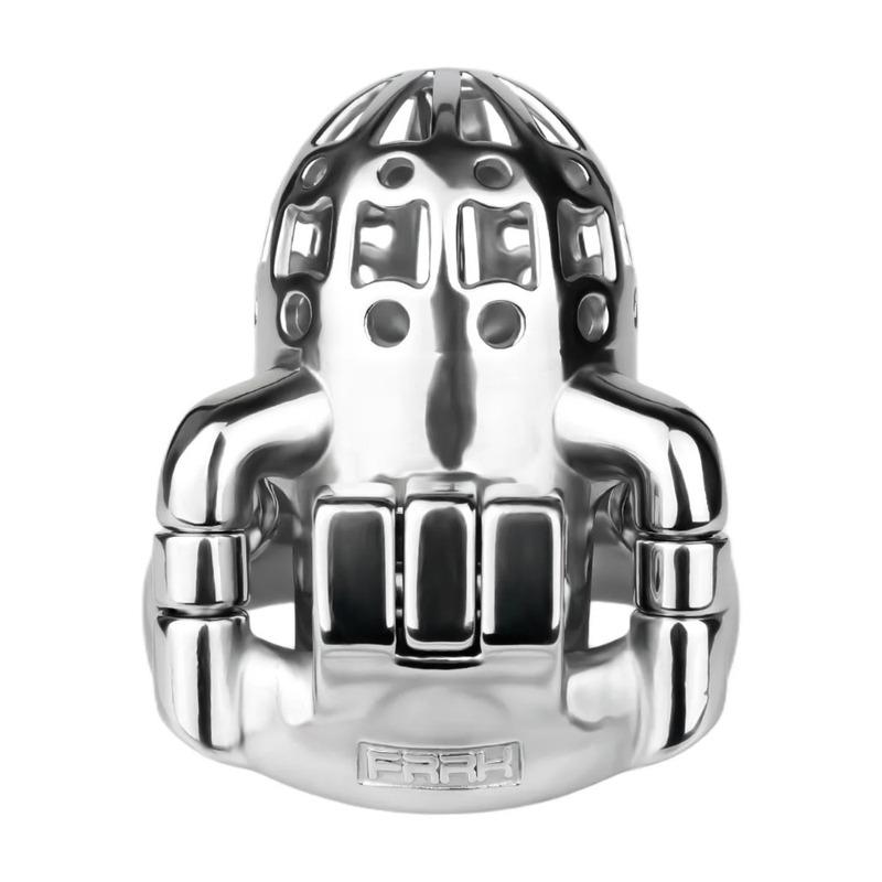 Metal Stainless Steel Chastity CB Flat Lock Patch Cage, Male Lock, Chastity Lock, Load-bearing Exercise Adult Sex Toy