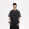 Men's Short-Sleeve Crew-Neck T-Shirt: Sophisticated Drop-Shoulder Minimalist Casual Loose-Fit Men's Top