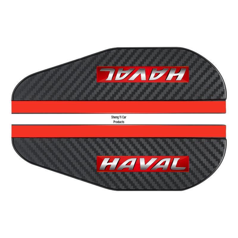 Carbon Fiber Pattern Rainproof Rearview Mirror Shield - Universal Fit