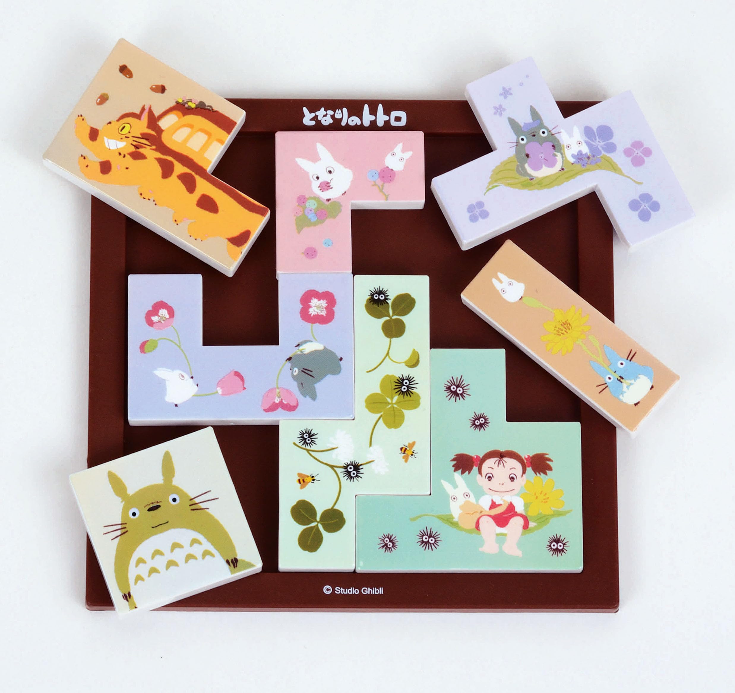 

ENSKY My Neighbor Totoro Tile Puzzle x 8 элементов 11.3 11.3 см TP-01B