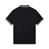 Li Ning Wade Serie Einfaches Mode vielseitiges gestreiftes kurzärmeliges Poloshirt Herren Oberteile APLW359-1
