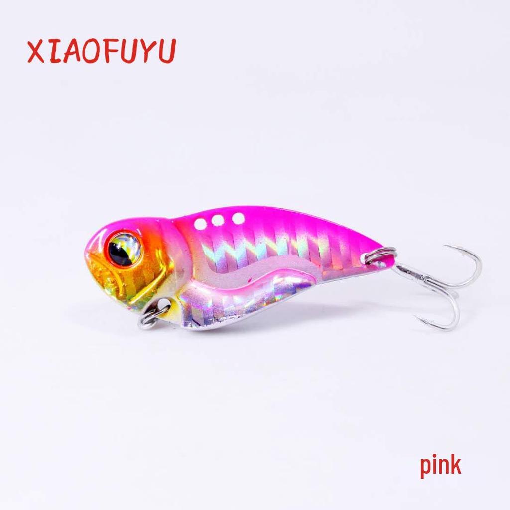 Teasing Metal VIB Minnow Jig with Blood Groove Hook for Bass, Culter, Mackerel Fishing