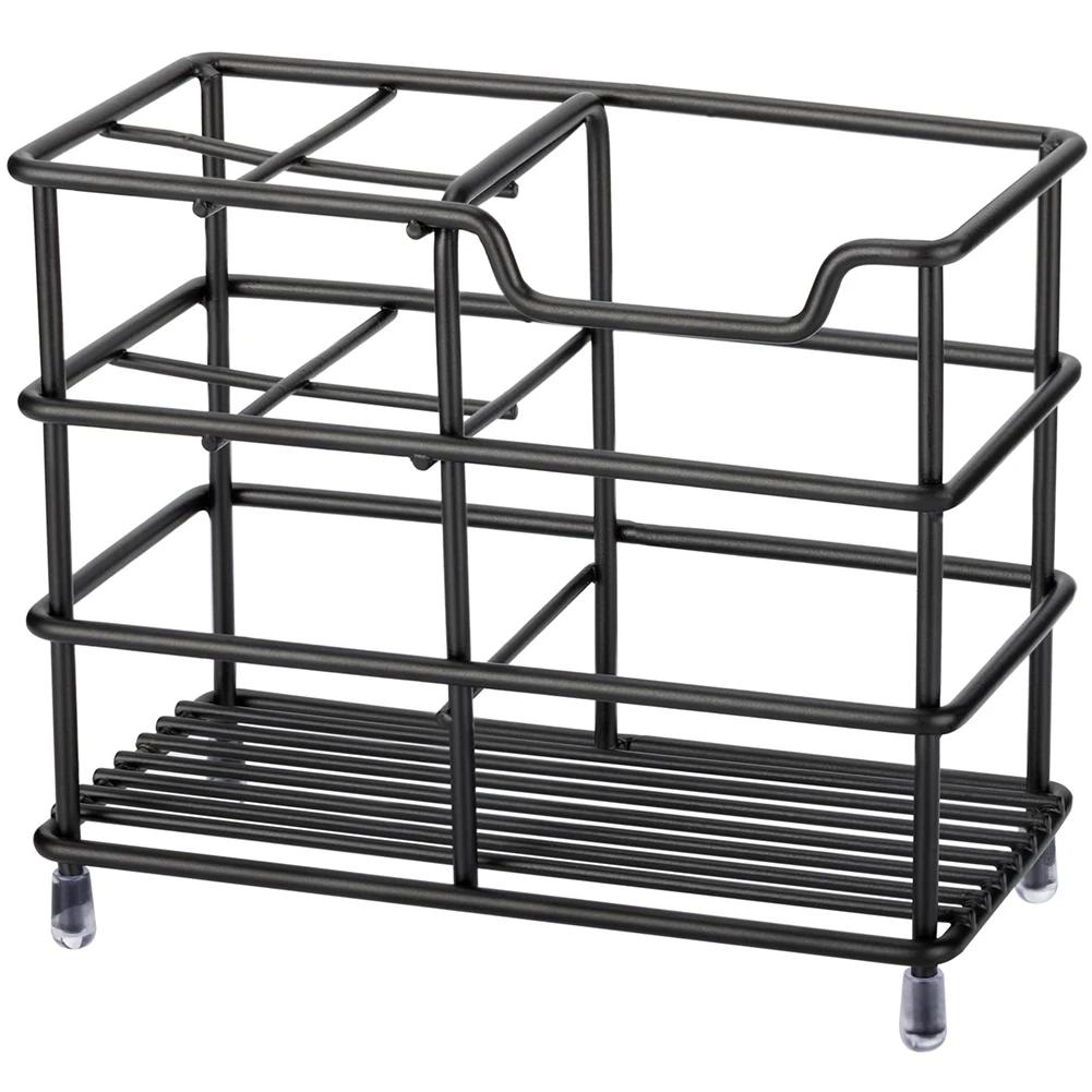 

Черный/белый держатель для зубных щеток, туалетные принадлежности, органайзер для ванной комнаты из нержавеющей стали, кухонный органайзер для дома