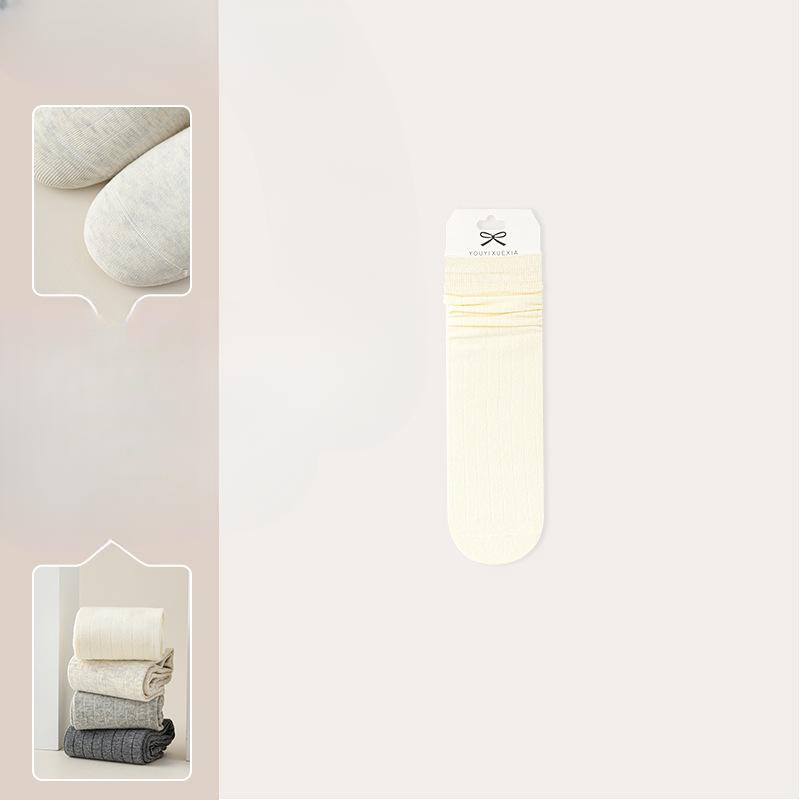 

Женские весенне-осенние носки-гольфы без резинки с широким раструбом 1 pair